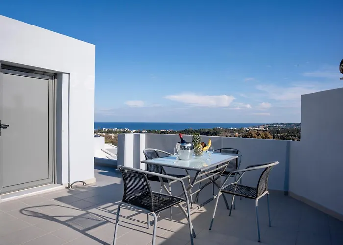 아파트 E&a Luxury With Sea View Sgourou